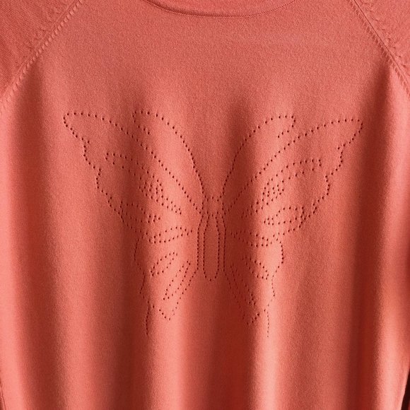 Perforated Butterfly Sweater - Picture 2 of 3